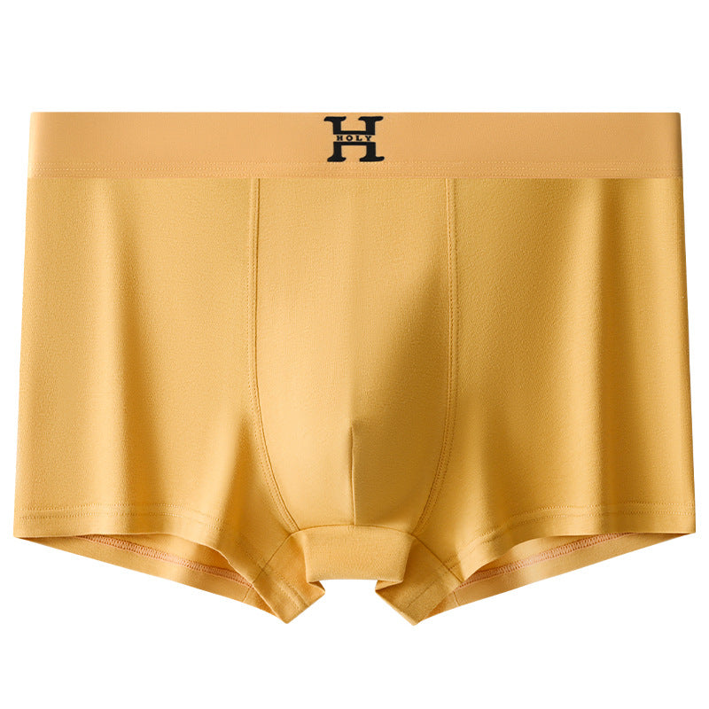 Sous-vêtements absorbants respirant couleur solide homme coton