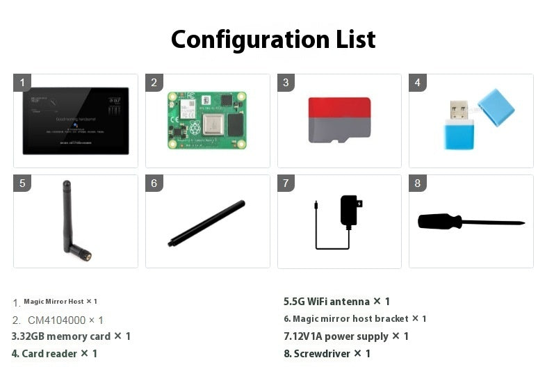 133 Assistant de voix informatique intégré CM4 Affichage tactile de commande principale