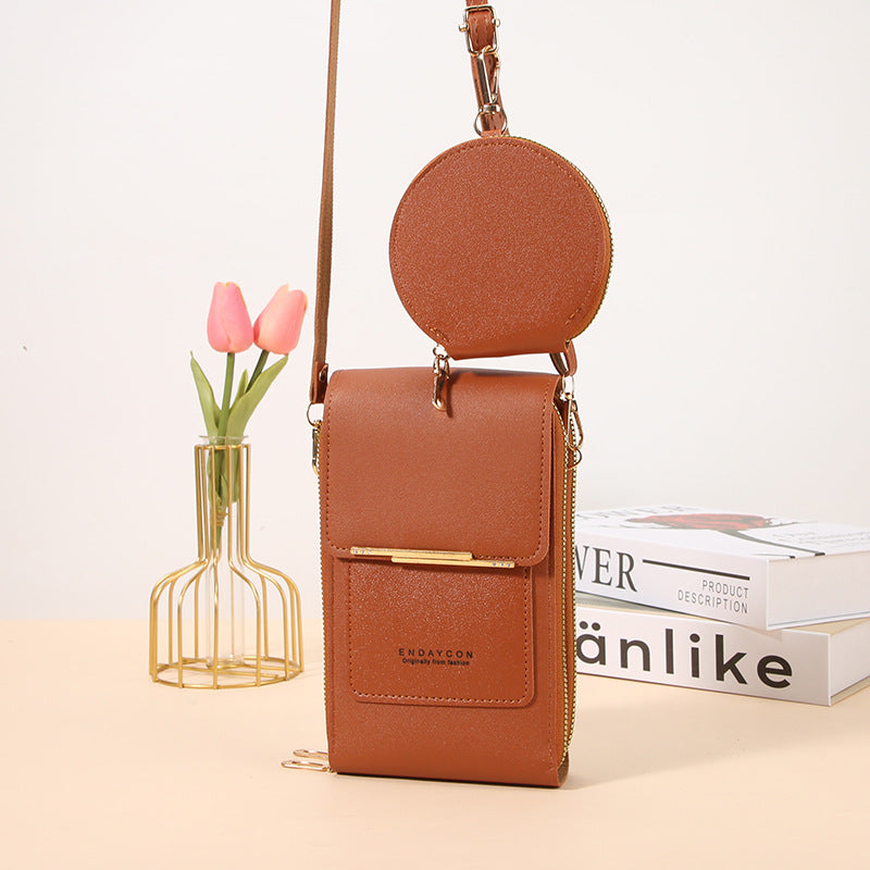 Multi-compartiment Crossbody Mini Coin Purse