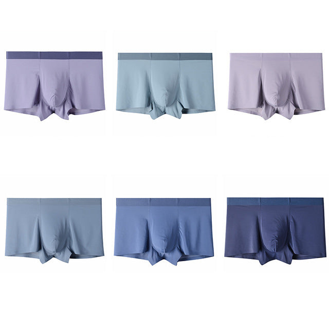 Sous-vêtements masculins modaux Sans couture Boxers respirants ultra-mince Boxers jeunes