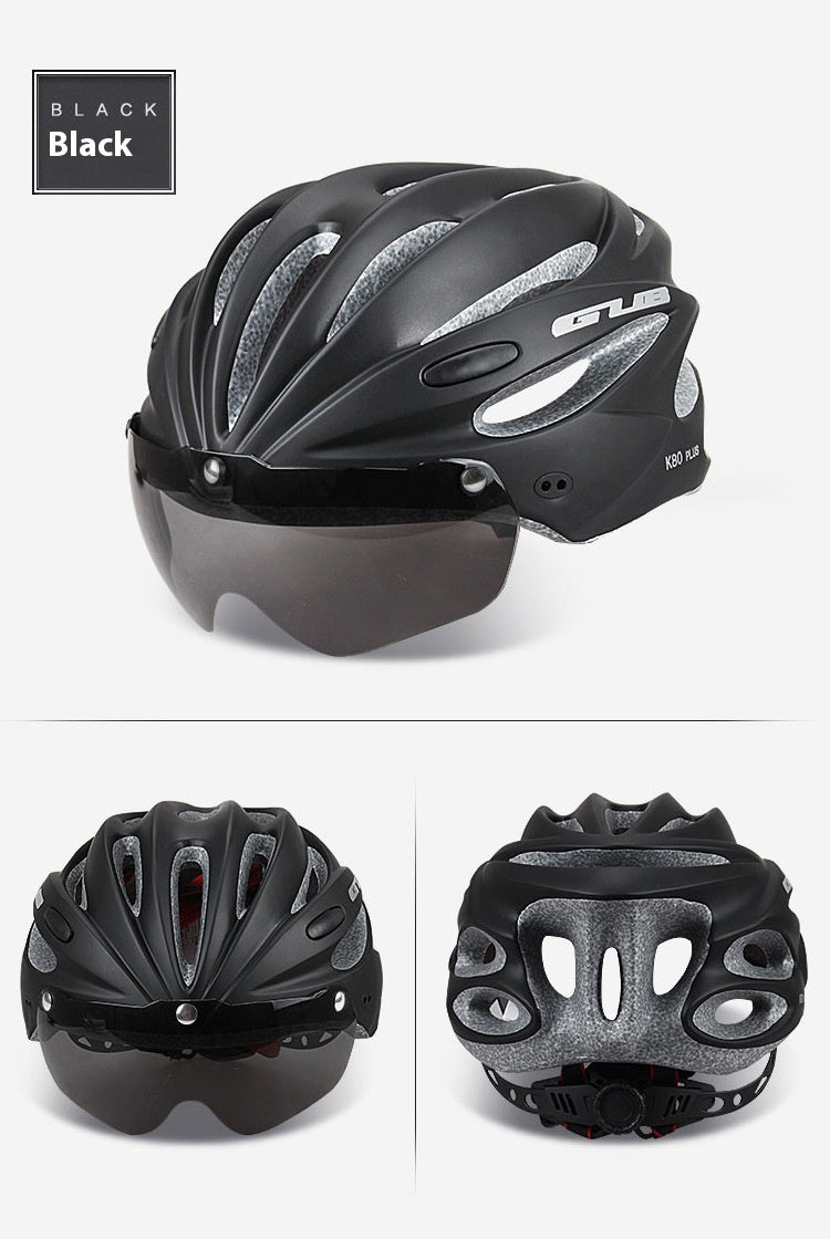 Casque d'équitation intégré VTT Gants magnétiques