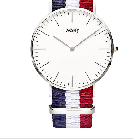 Minimaliste British Style Montre Trendy Quartz Montre pour étudiants et couples