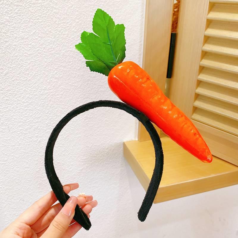 Grande coiffe de chapeau de légumes en caoutchouc radical pour prendre des photos