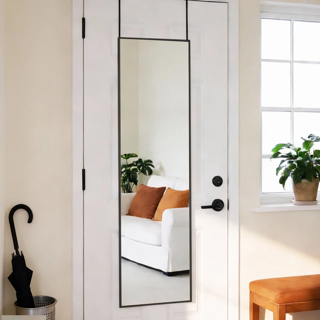 Miroir mural sur pied