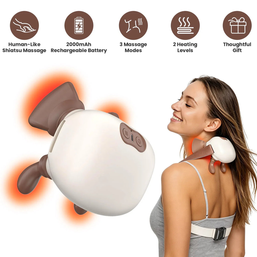 Massager sans fil Shiatsu Col avec chaleur