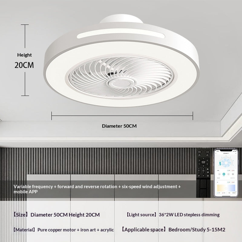 Fan Lumière Minimalist Chambre Plafond