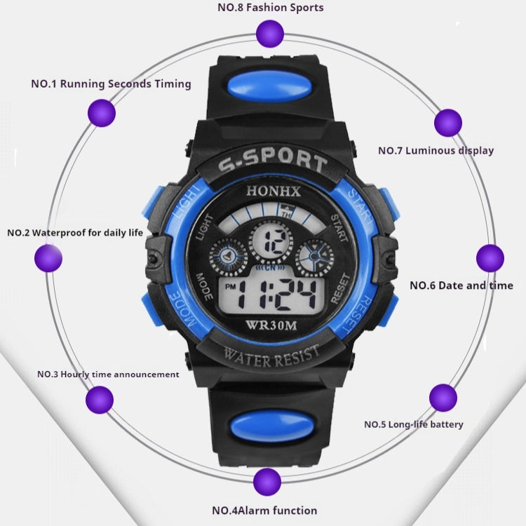 Étudiante Électronique Enfants Femmes Sport Watch