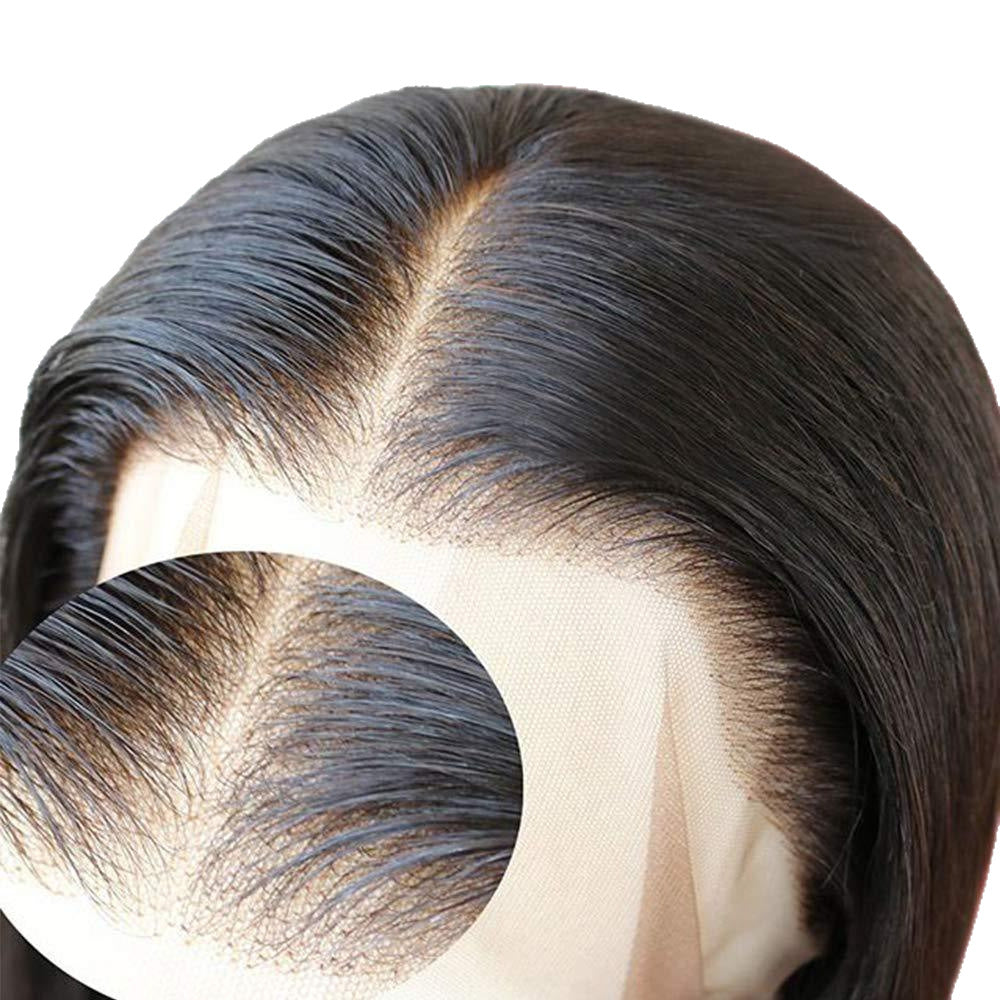 Perruque droite des cheveux humains