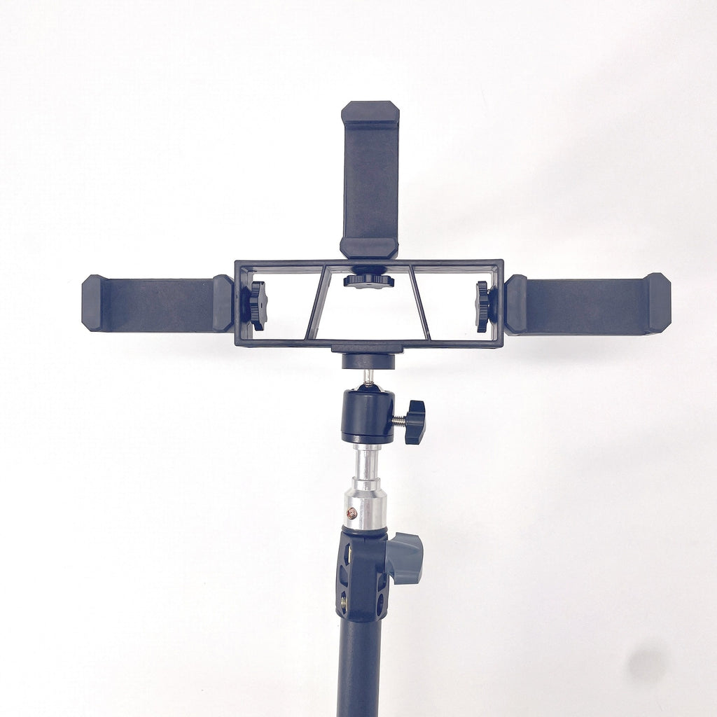 Téléphonie mobile Tripode 1,1m 1,6m 2,1m Tripode Rétractable étage Stand de photographie debout