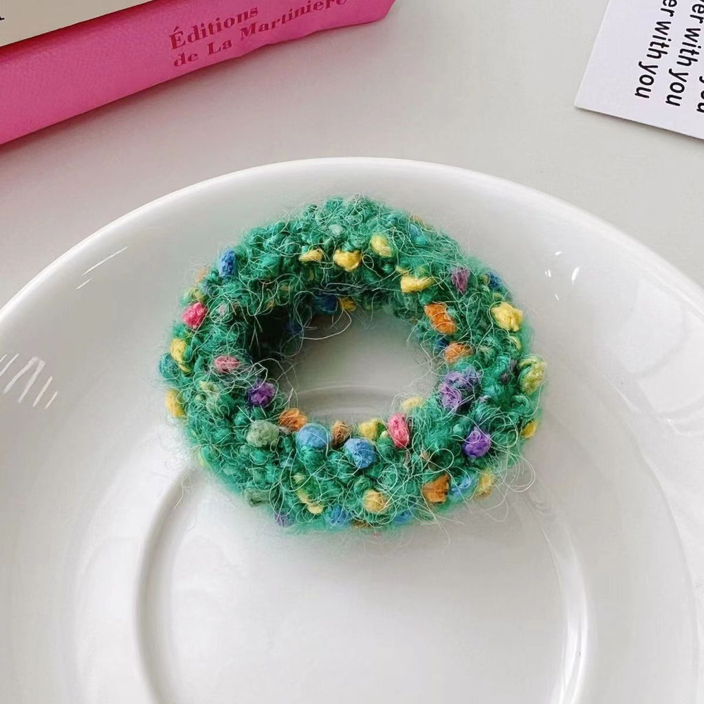 Simple Plush Hair Tie for Women