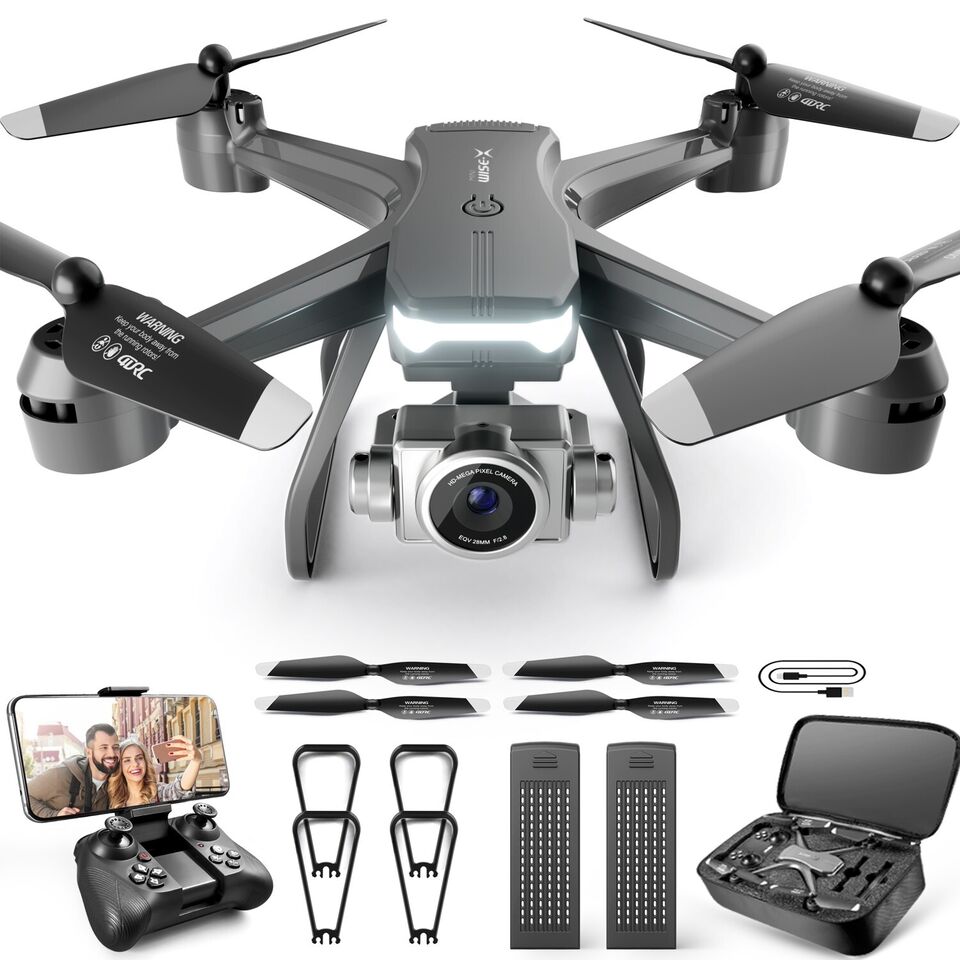 V14 Drone professionnel HD 6K Dual Camera Wifi FPV Portable RC Quadcopter 2 BATTERY
