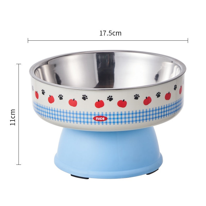 Stainless Steel Tall-Base Large Capacity Animal Feeder