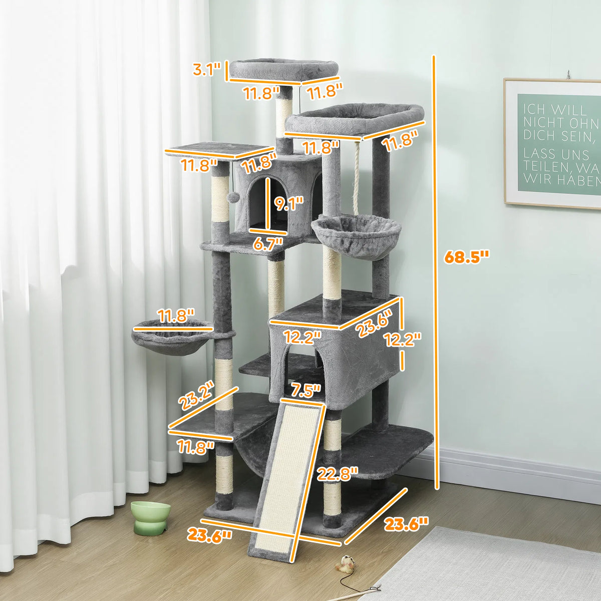 Arbre de chat (Aucun envoi le week-end)