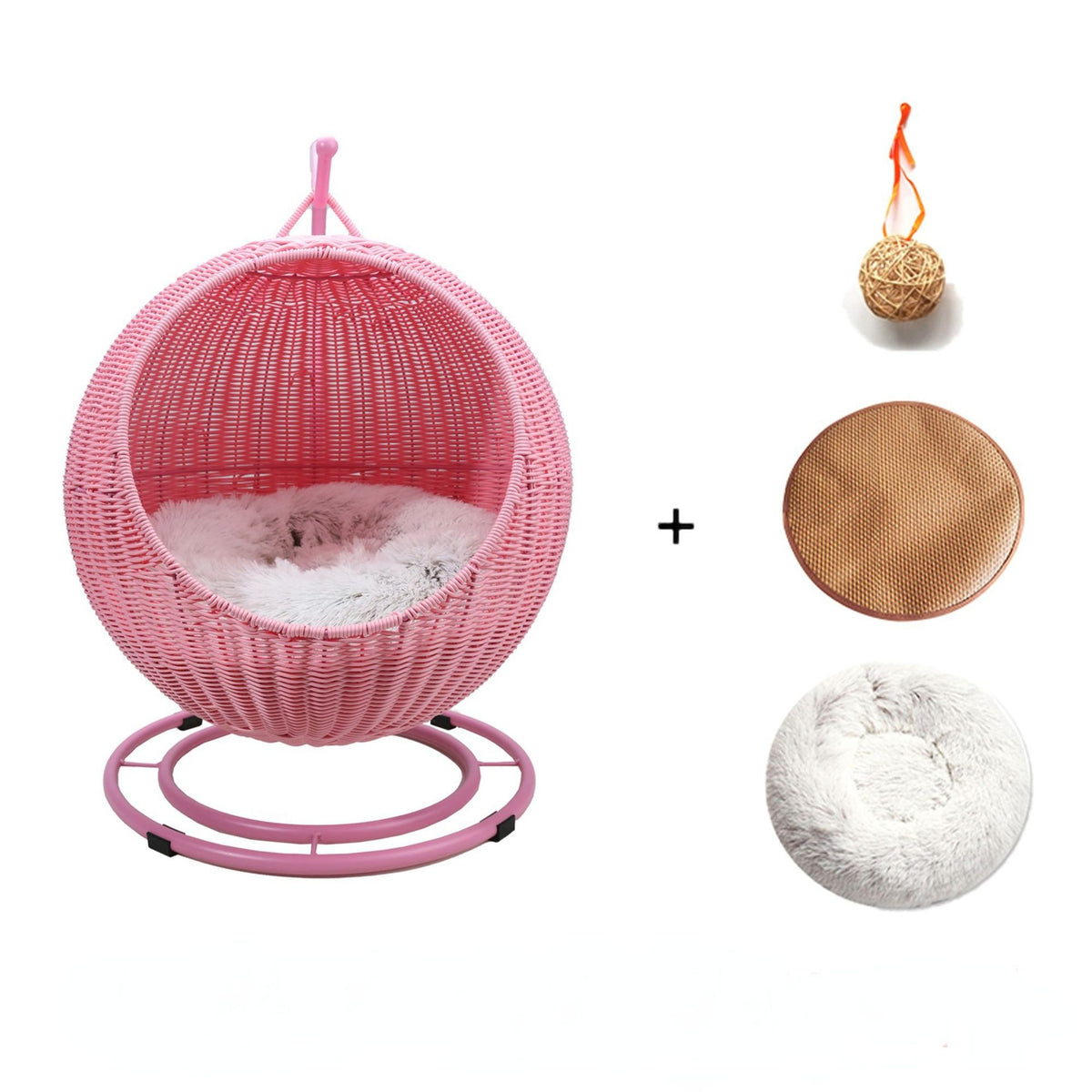Rattan Style Internet Famous Cat Hammock Small Dog Bed