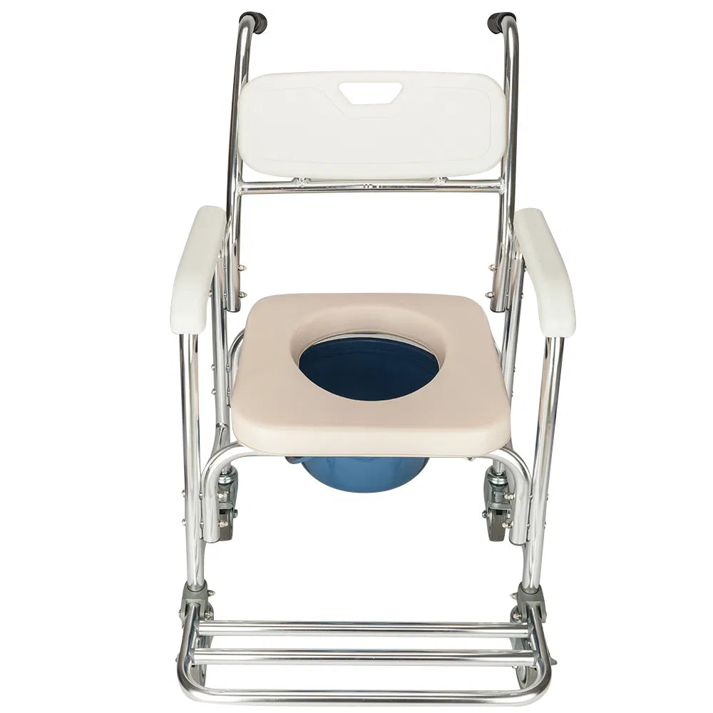 4 en 1 Aluminium multifonctionnel Personnes âgées Personnes handicapées Femmes enceintes Commode Chaise