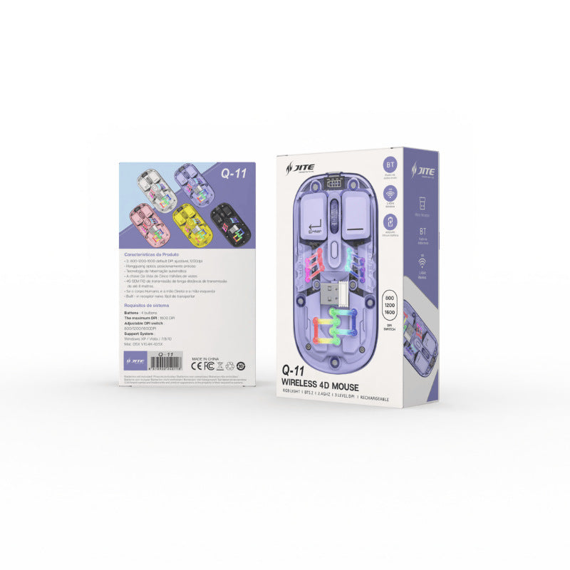Une souris Bluetooth double mode Un bureau élégant essentiel