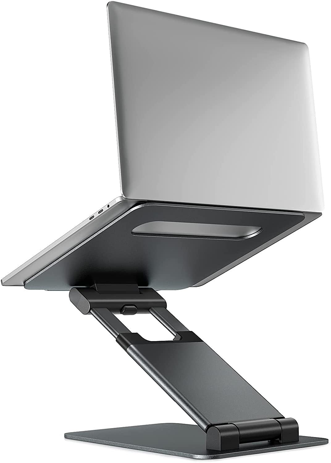 Carnet de notes Bracket Ordinateur portable Bracket en aluminium alliage de bureau réglable Base 360-degré Rotation