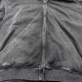 Style américain Vintage Lavé-et-détresse Cardigan Zip-up Hoodie