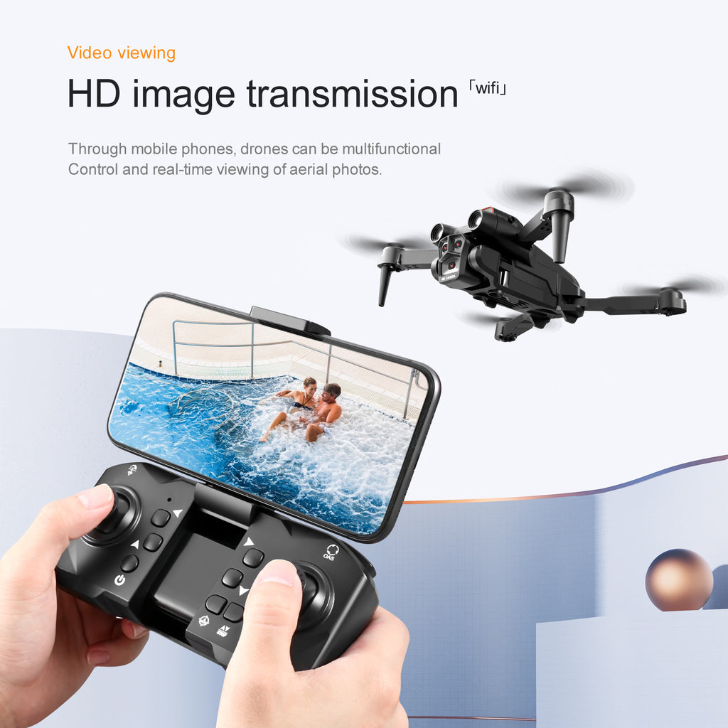 S92 Véhicule sans pilote télécommandé Double trois caméras Positionnement optique Quadco