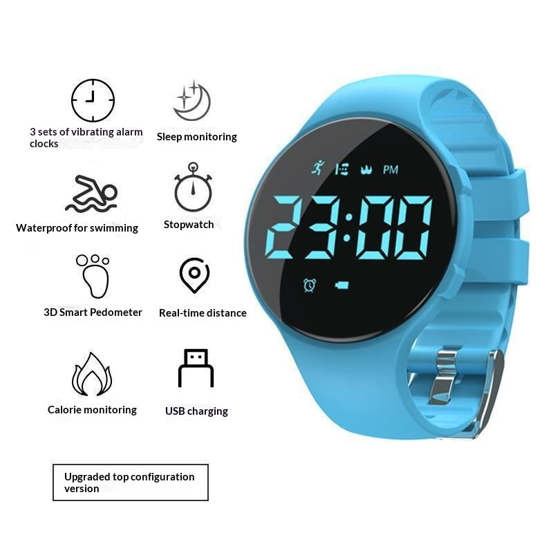Montre électronique intelligente Une alarme vibrante silencieuse Clock your Ultimate Wake-up Gadget for Stud