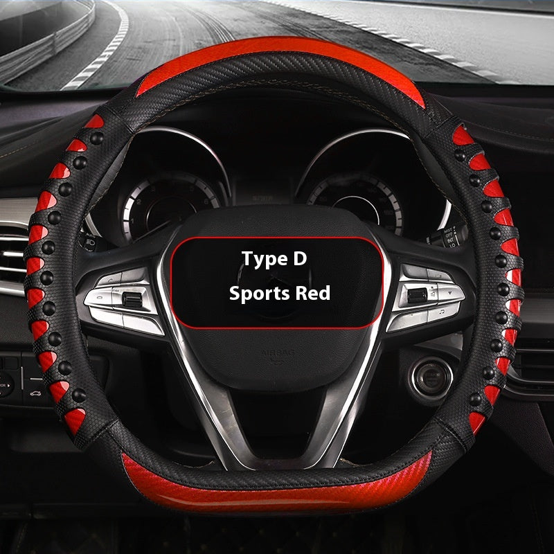 Leather Silicone Four Season Accessoires de voiture Couverture de volant