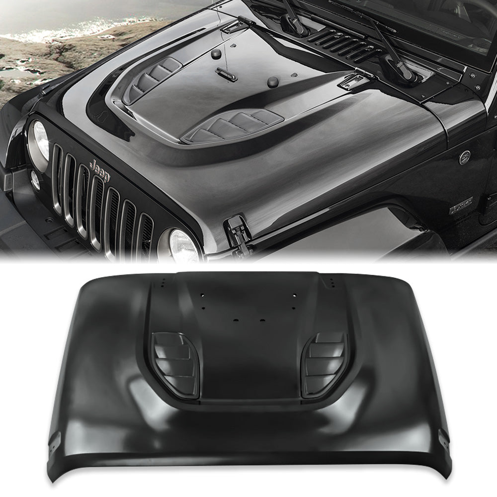 Hotte de dispersion de chaleur ventilée compatible avec Je Ep Wrangler JK JKU 2007-2017