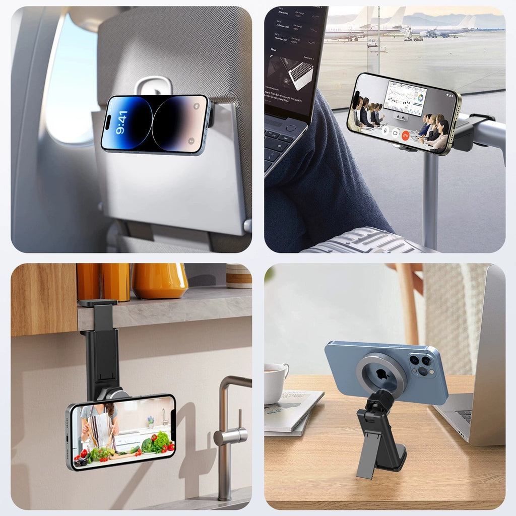 Aircraft Applicable Table de rail à grande vitesse Magnetic Multi-fonctional Lazy Bracket