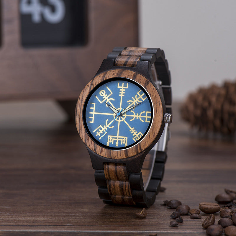 BOBO BIRD Montre en bois pour hommes
