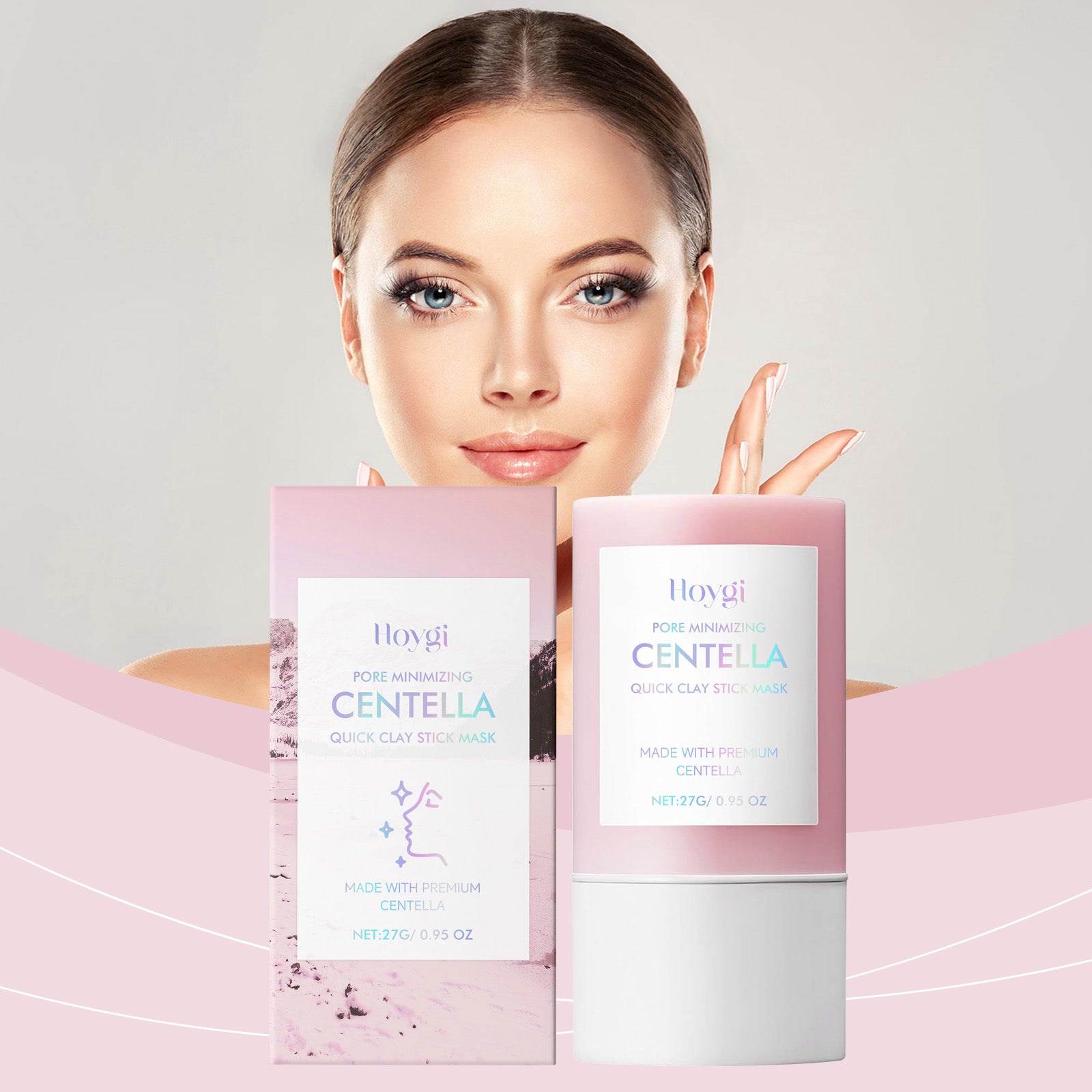 Centella Asiatica Clay Masque faciale Stick 27g-box