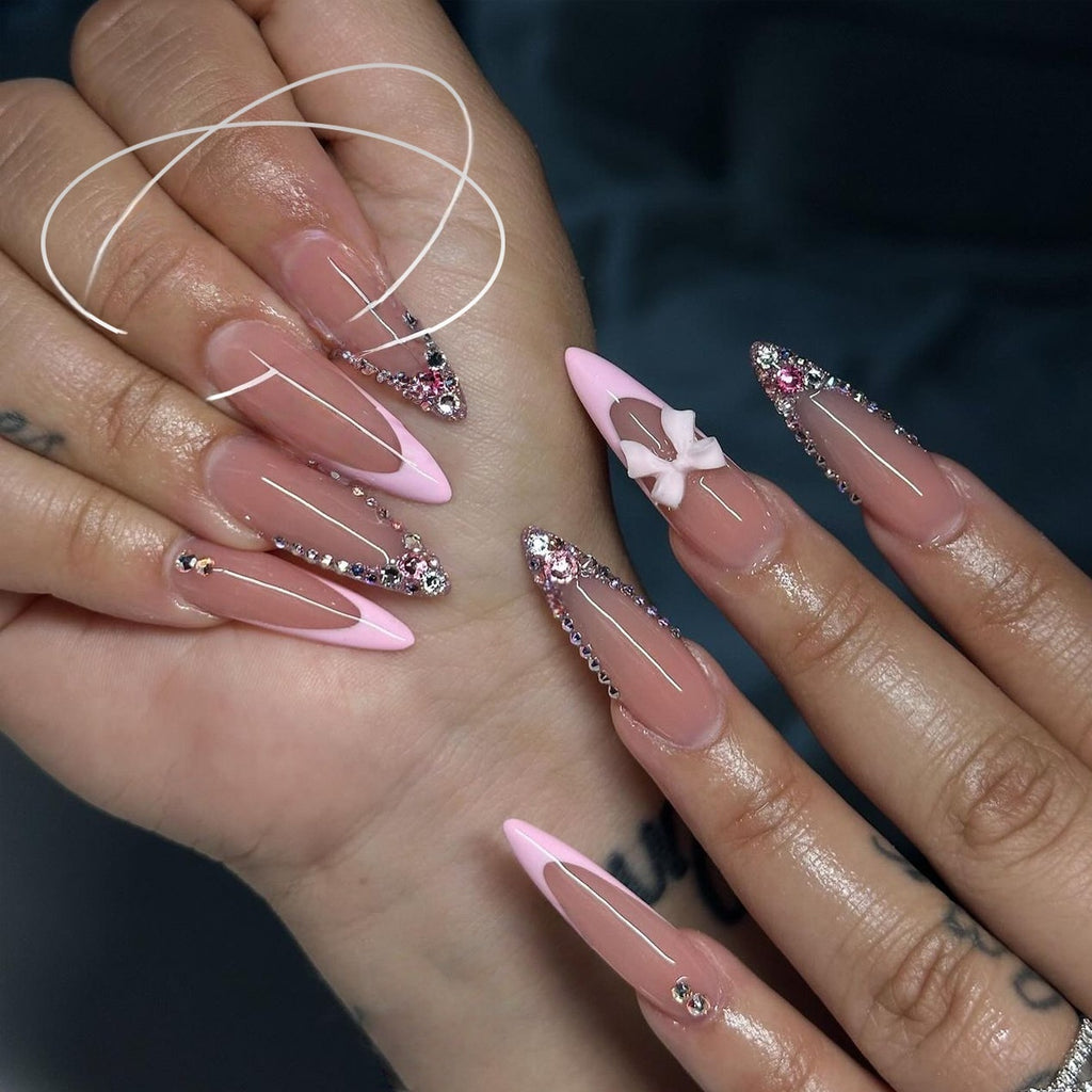 Astuce d'ongle terminée Wearable Court Square