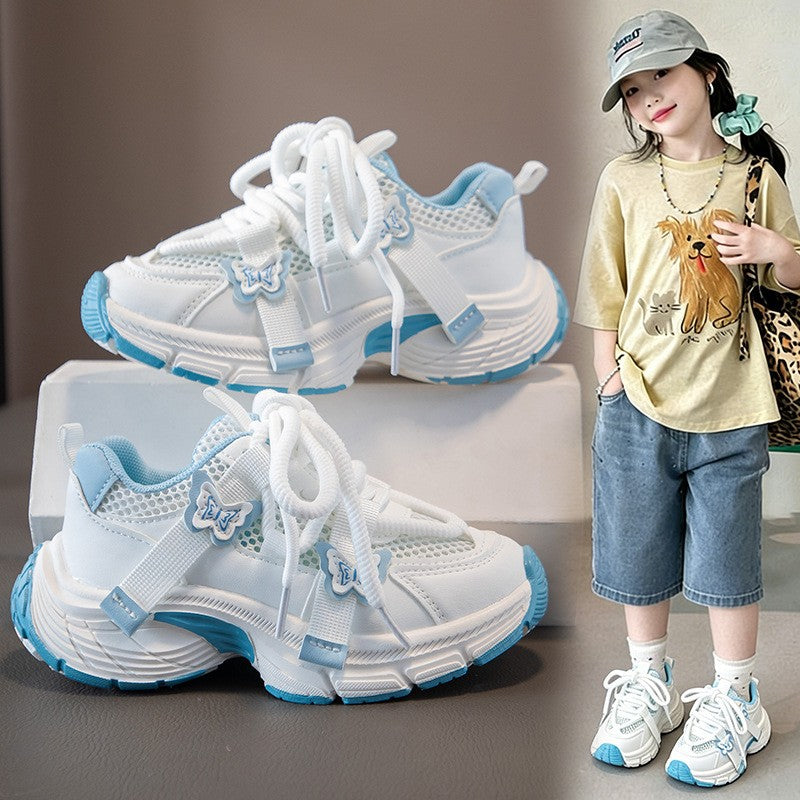 Summer Hot-seller bébé filles Mesh papa Sneakers