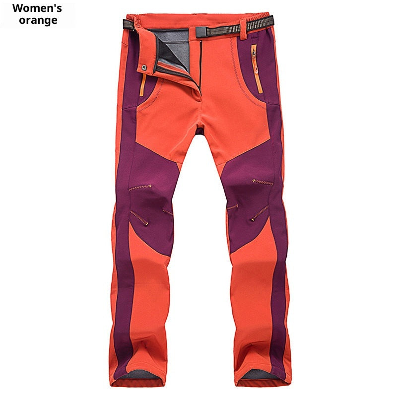 Pantalon de randonnée rembourré en polaire chaud et respirant