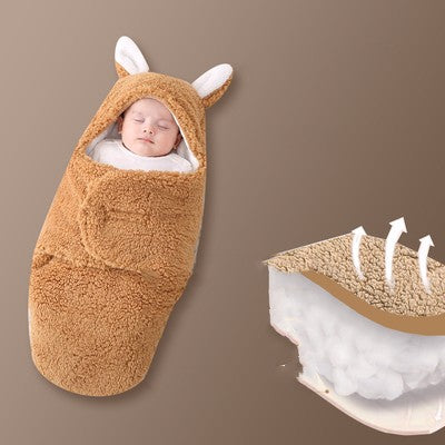 Bébé tenir le nouveau-né épaississant Wrap Swadle sac de couchage