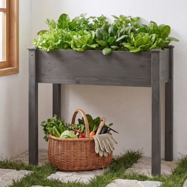 Lit - Cedar Planter avec liner non tissé