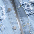 European And American Spring And Autumn Denim Jacket Homme Trendy Street Youth Slim Casual
