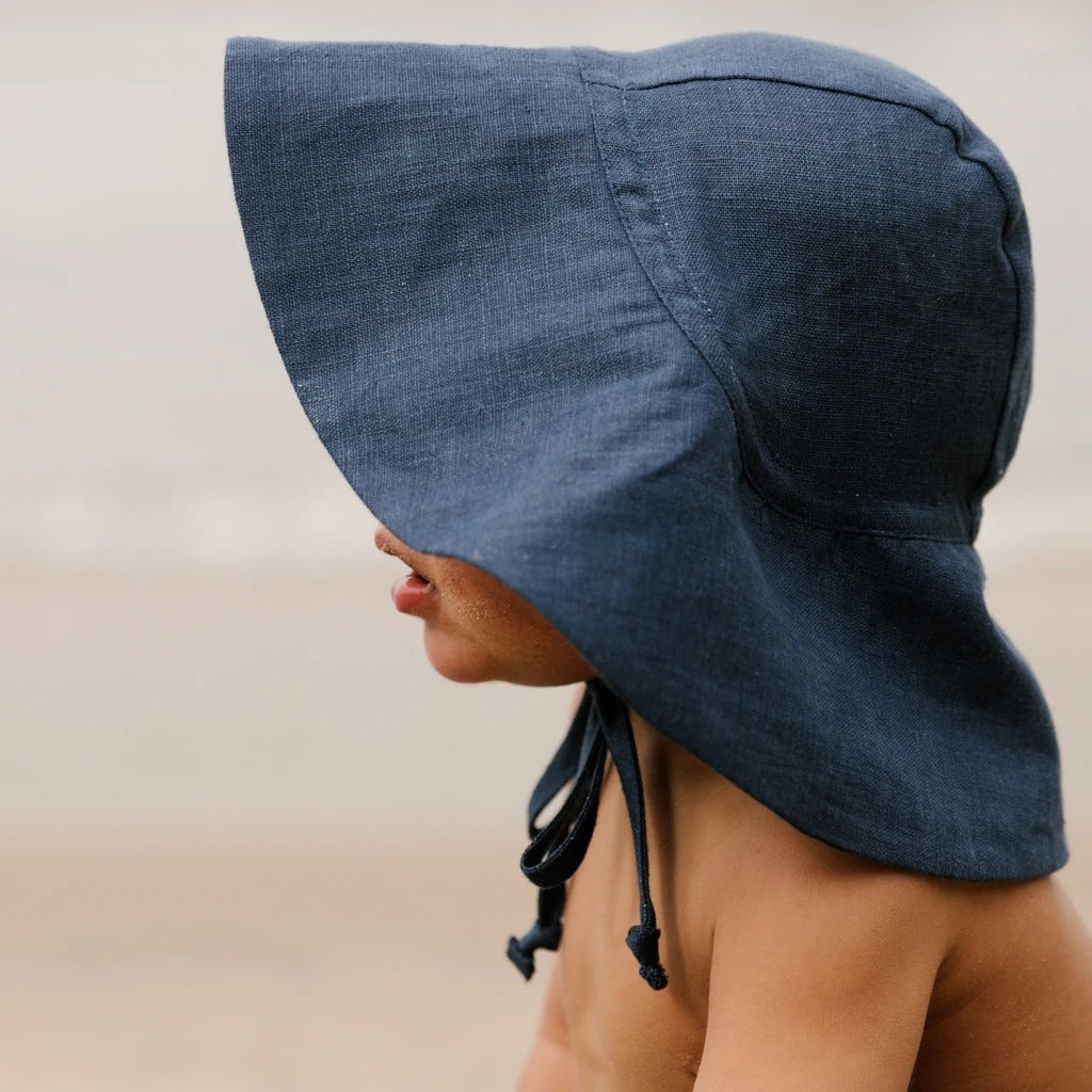 Chapeau de seau de protection solaire respirant en coton de plein air et en lin