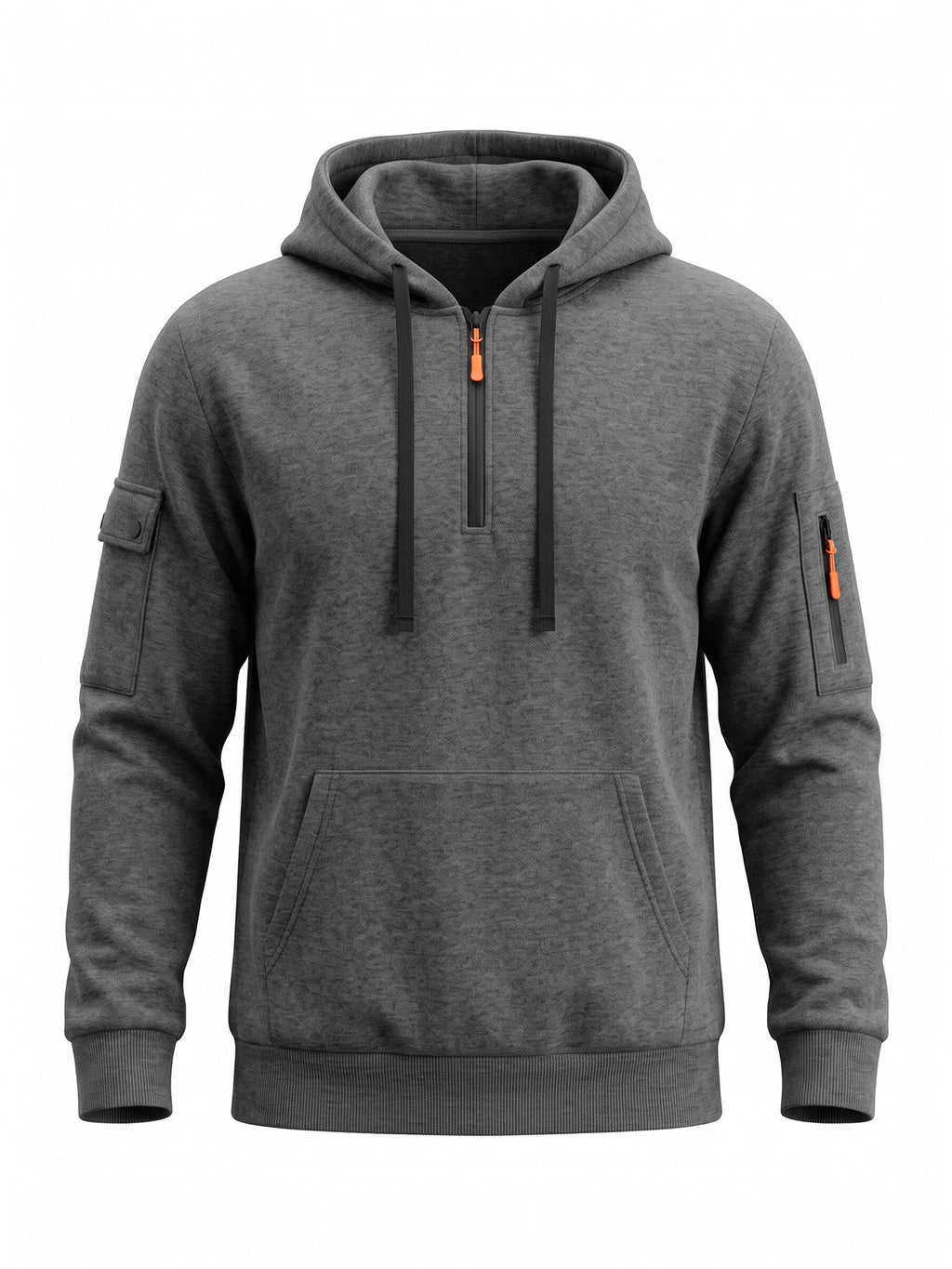 Homme Waffle-knit Henley avec poche de couleur contrastante