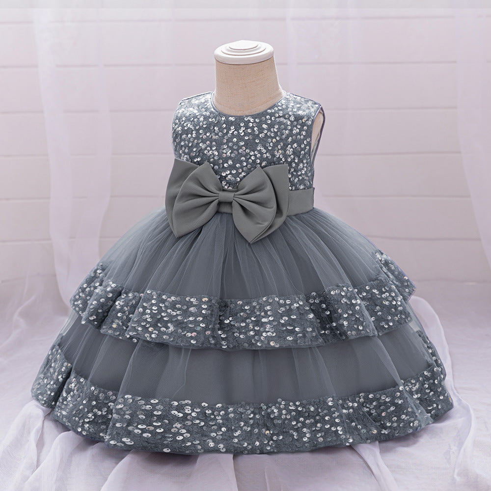 Enfants Robe formelle Double couche Tulle Princesse Jupe pour les filles