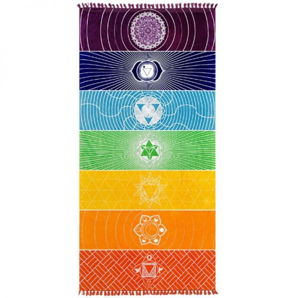 Meilleure qualité en coton Mandala Blanket