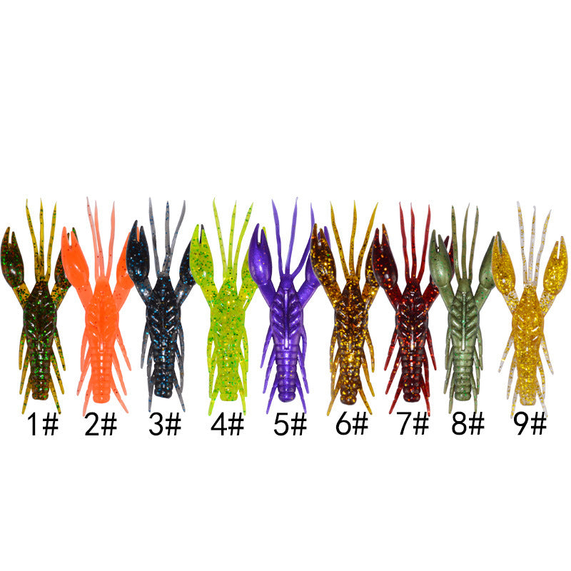 Type de crevette à bec souple Luya Insectes doux Faux Insectes doux