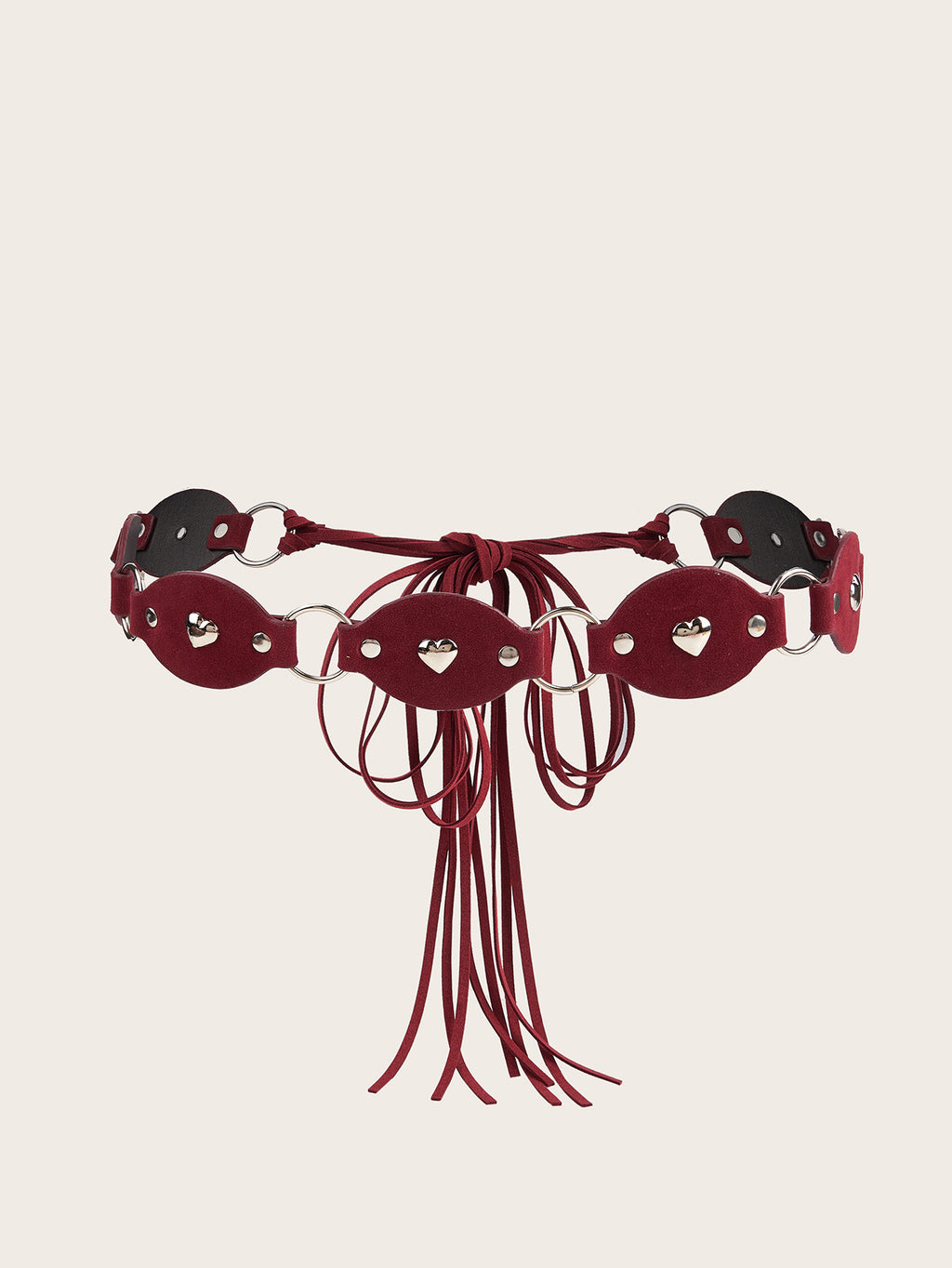 Ceinture en forme de coeur brillant