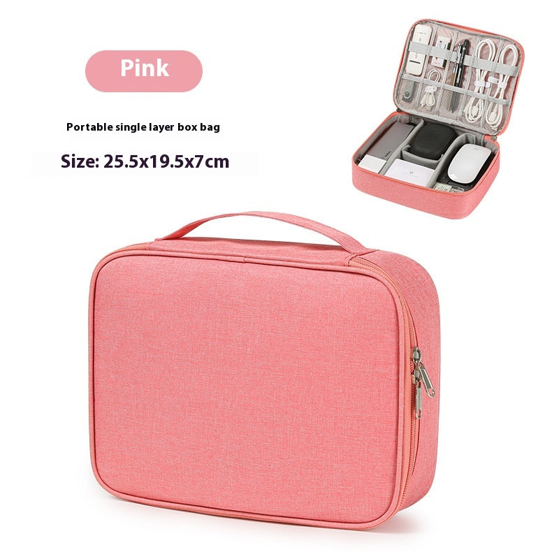 Sac de stockage de câble de données Mobile Power Box Travel Portable Accessoires numériques Organisant Fol