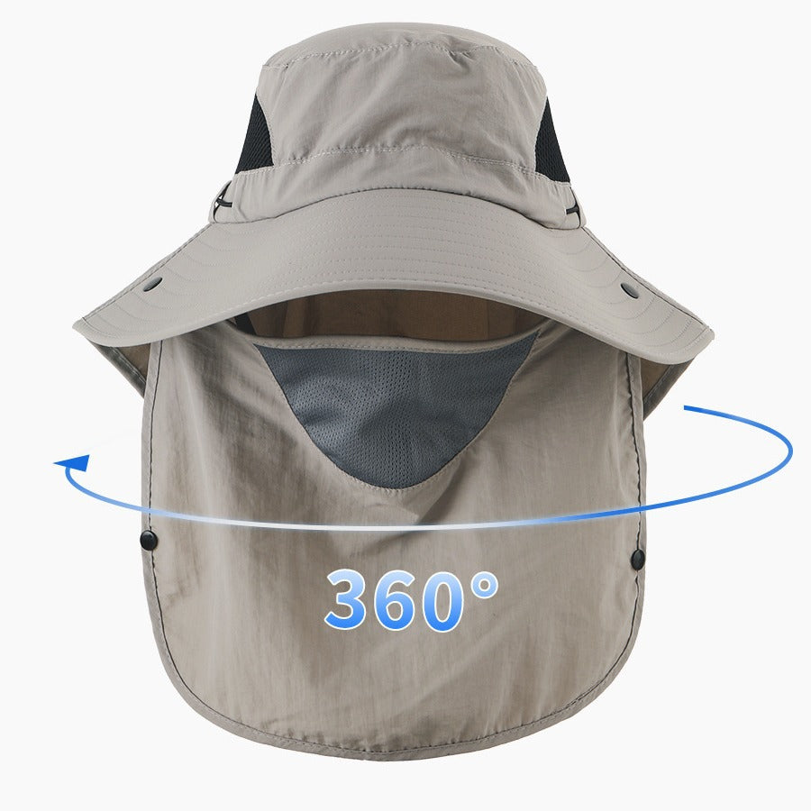 Cap de pêche extérieure Protection Chapeau Bucket Protection UV Chapeau Sun
