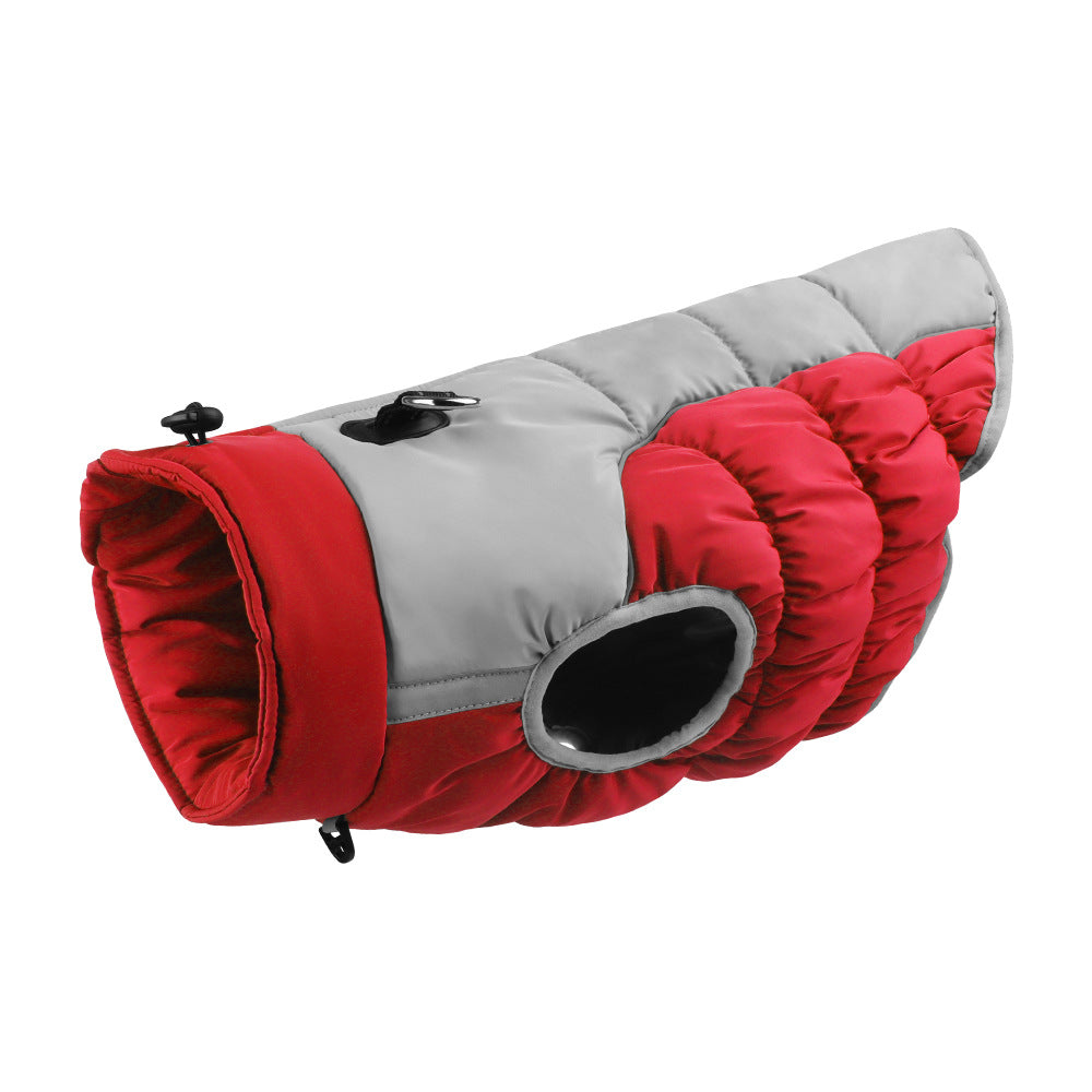 Manteaux pour chiens froids - Cozy imperméable à l'eau Veste de chien d'hiver réversible
