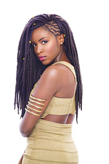Perruque chimique tresse noire africaine