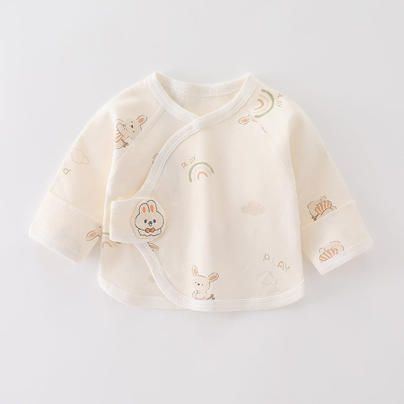 Nouveau-né Maillot de corps demi-arrière Sans os Coton pur
