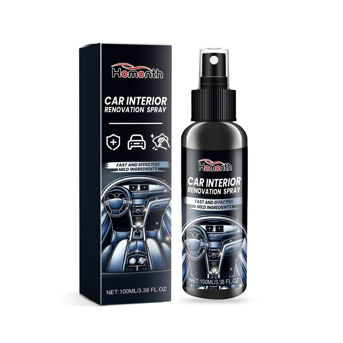 HOMONTH Automotive intérieur soin des couleurs Spray