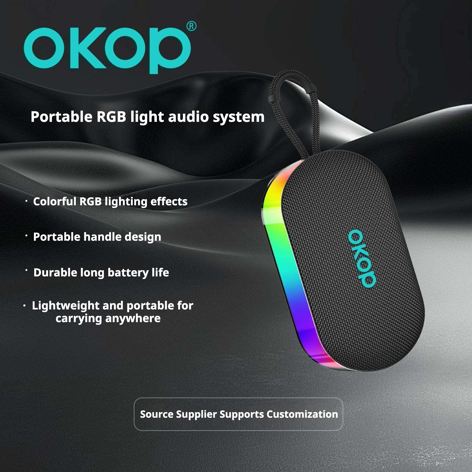 KP-849 Portable Bluetooth haut-parleur sans fil Compact étanche Hi-Fi basse son approprié Fo