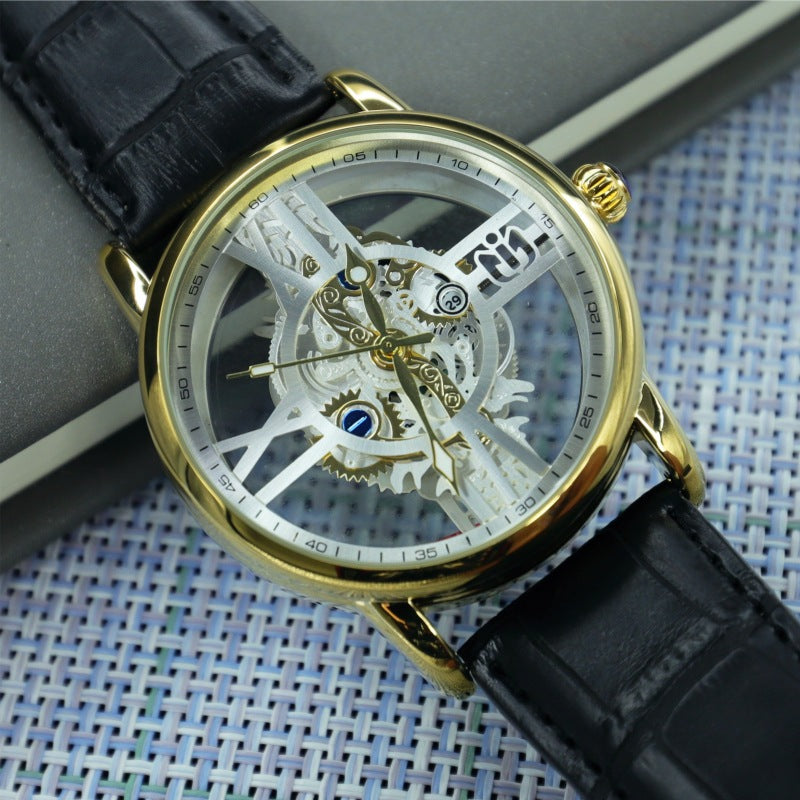 Montre de sport de style industriel-mécanique pour hommes