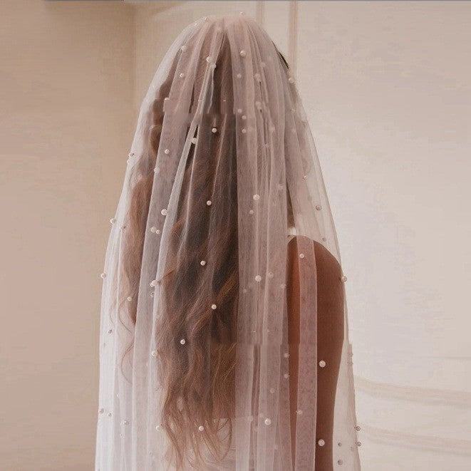 Perle Maridal Veil Mid-long Mode Haute Sensation